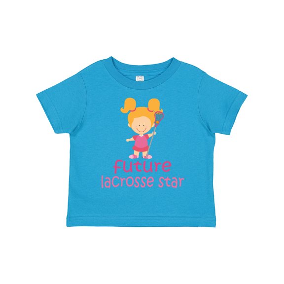 Inktastic Future Lacrosse Star Girl Girls Toddler T-Shirt