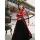 thumbnail image 3 of Traje de artes marciales con cuello cruzado y bordado de grulla Hanfu para pareja CP, traje de espadachín de estilo antiguo para hombres y mujeres, límite de 40 +, 3 of 5