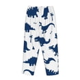 thumbnail image 5 of Daiia Cute Cartoon Dinosaurs Women's Sleep Pant with Pockets and Drawstring,Pajama Pants-Medium, 5 of 9