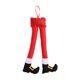 thumbnail image 1 of CAIROYAR Accesorios para coche con patas de elfo de Papá Noel de fvituve, colgante para pata de maletero de coche, pata de elfo de dibujos animados de Navidad para maletero de coche, decoraciones navi, 1 of 7
