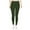 Army Green, variant on Leggings for Women, Women Low Waisted Opaque Soft Yoga Waisted Slim Pants Solid Length Pants Women's Pants Red S