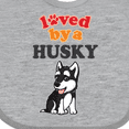 thumbnail image 4 of Inktastic Siberian Husky Dog Puppy Boys or Girls Baby Bib, 4 of 4