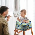 thumbnail image 1 of Funda para carrito de la compra para bebé, funda para silla alta, fundas para asiento de carrito de la compra para bebés, niños, bebés y niños pequeños, diseño portátil 2 en 1, incluye coche gratis ZefeiWu 8390613046161, 1 of 1