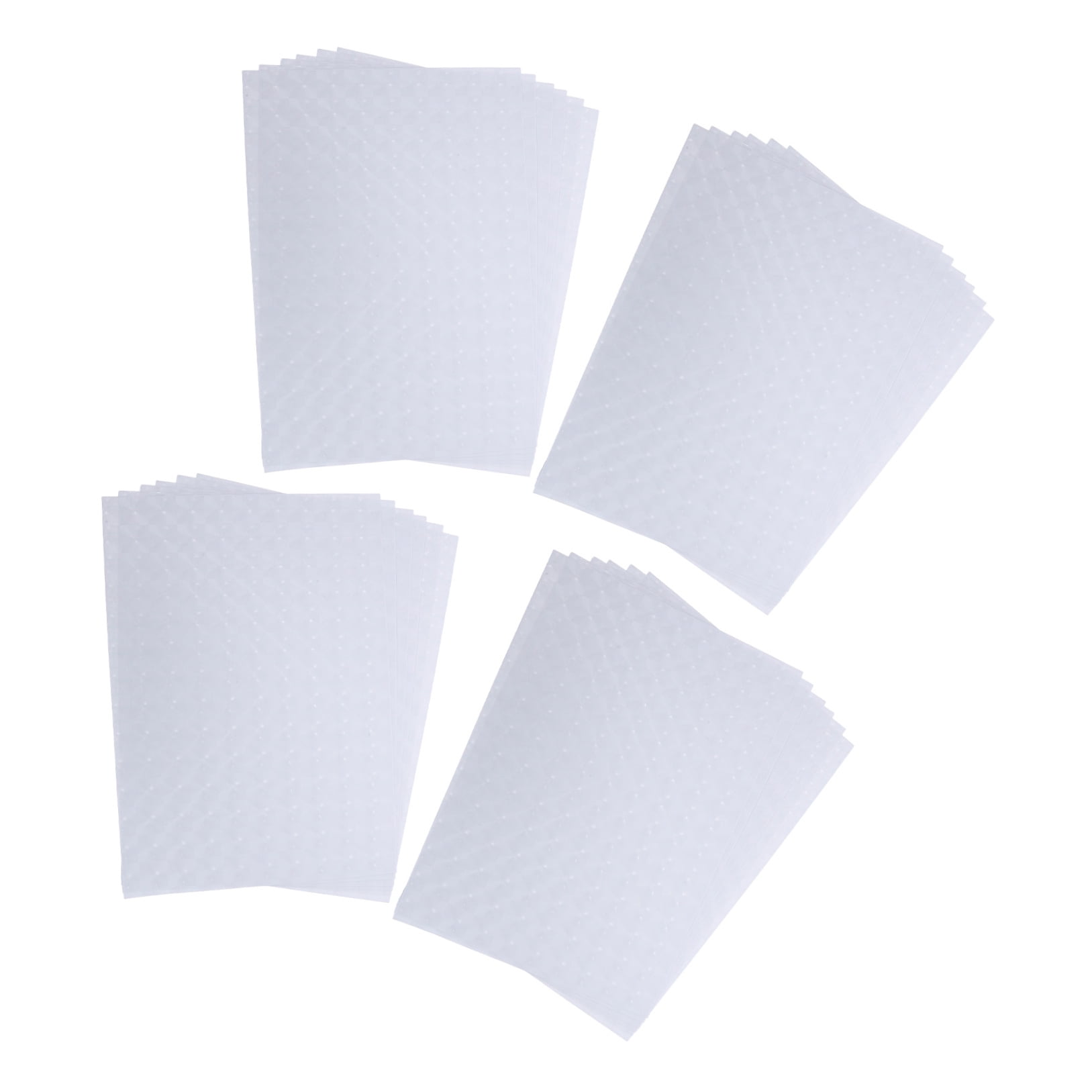 ETHZZLE 25-Pack Transparent Self-Adhesive PVC Laminating Sheets Roll for Photo and Document Preservation