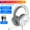White WH, variant on Giunmcul My Order Headset Wired Gaming Desktop Laptop Gaming Headset with Microphone