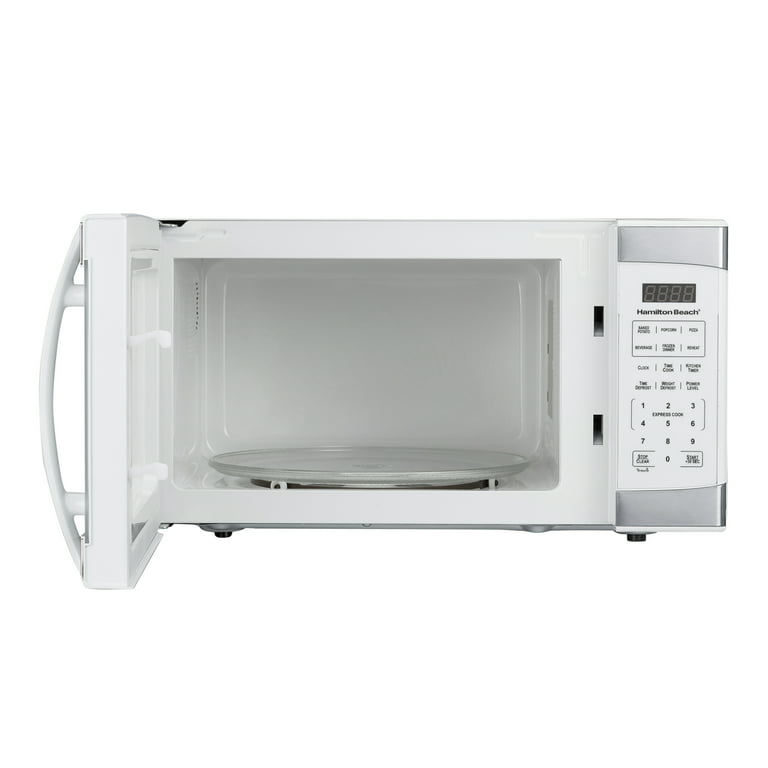 Hamilton Beach 1.1 Cu.ft White with Stainless Steel Digital
