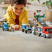 LEGO City Police Chase 60317 Bank with Helicopter, Drone and 2 Truck Toys for Kids 7 Plus Years Old, 2022 Adventures Series Building Sets