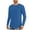 Blue, variant on Mens UPF 50+ UV Sun Protection Shirts Outdoor Long Sleeve Sunscreen Lightweight Breathable T-Shirt Quick Dry Fishing Hiking Swimming Running Rash Guard