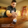 thumbnail image 5 of Uxcell 3" Reusable Wooden Paint Brush Variety Angle Brushes Paint, for Home Improvement, Grey, 5 of 6