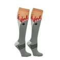 thumbnail image 1 of Unisex Shark Bite Funny Novelty Compression Socks for Women and Men, 1 of 4