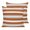 Burnt Orange, variant on Pillow Covers 18x18 Set of 2, Purple Grey Stripe Square Throw Pillow Covers for Couch/Sofa/Living Room, Minimalist Farmhouse Striped Decorative Soft Pillowcases for Couch Throw Pillows