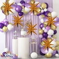 thumbnail image 6 of PMU Magic Shiny Starburst 22 Inch Mylar Foil Balloon - Orange - Party Decoration Accesory (1/Pkg) Pkg/1, 6 of 6