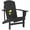 Black, variant on Favory Folding Adirondack Chair,   Outdoor Fire Pit Lounge Chairs for Patio, Deck, Yard, Lawn and Garden Seating, Partially Pre-Assembled，Black