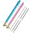 thumbnail image 4 of Ergonomic Handle Crochet Hook Kits Yarn Craft Tools Embroidery Beadwork 2 Sets, 4 of 5