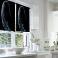 thumbnail image 2 of LALILO Kitchen Curtains and Valances Set of 3 36" Water Window Treatment Tiers for Window Decor, 2 of 5