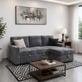thumbnail image 2 of Cosmic Homes Sectional Sofa Bed With Reversible Chaise, USB Charging Port, Convertible Sofa Couch, Space Saving Sofa, 2 of 6