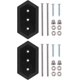 thumbnail image 2 of 2 Pieces Skateboard Rack Skateboard Wall Mount Bracket for Skateboard Deck Display Storage, 2 of 5