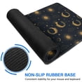 thumbnail image 6 of Long Mouse Pads for Desk,Dark Blue Sun Moon Wreath Pattern Desk Mats on Top Of Desks, Desk Mouse Pad Extra Large with 3mm Non-Slip Base and Stitched Edge for Gaming,Office,Work,Home 35.4"x15.7", 6 of 6