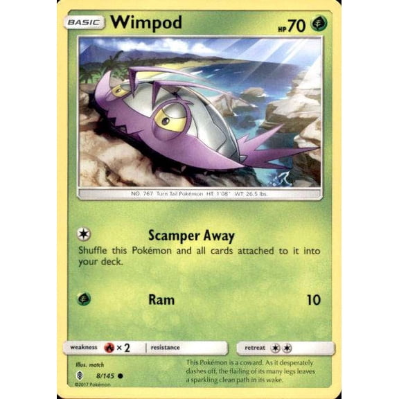 Pokemon Guardians Rising Wimpod #8