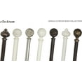 thumbnail image 6 of eTeckram 1" Curtain Rod with Torre Finials - 84" to 120", Bronze Gold, 6 of 6
