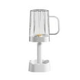 thumbnail image 2 of Warkul Mouthwash Cup with Storage-Base - Adjustable Height Handle Design - Smooth Mouth - Moisture-proof Mouthwash Cup Set - Bathroom Supply, 2 of 8