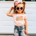 thumbnail image 2 of Birthday Girl Groovy Flowers Shirt for All-Ages Birthday Outfit for Baby and Toddler Youth Girls Peach Shirt Youth Medium, 2 of 6