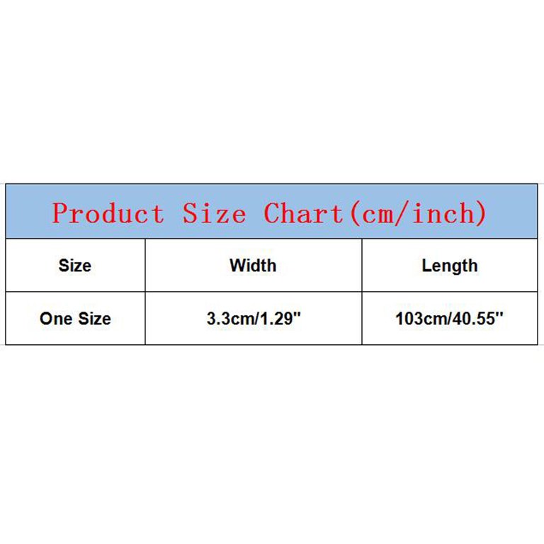 Women's Belt Size Chart Cm