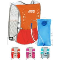 Gustave Hydration Pack Backpack with 2L Water Bladder, Outdoor Lightweight Hydropack Vest Backpack Daypack for Men Women Running Hiking Cycling - Orange