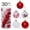 G, variant on Shiny Christmas Ornaments Balls,2.3" Shatterproof Plastic Christmas Ornaments Sets for Xmas Christmas Tree Holiday Wedding Party Decoration, 30 Count