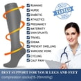 thumbnail image 5 of 5 Pairs Medical Sport Compression Socks - 15-20mmhg Graduated Knee-High Support for Men & Women, Ideal for Soccer, Running, and Nurses, 5 of 6