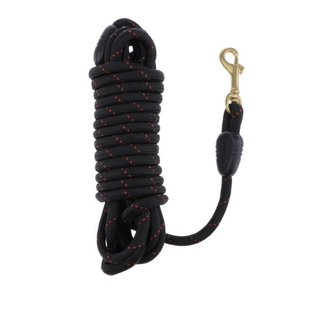 Tachiuwa Pet Dog Traction Rope Dog Training Leash for Small to Large Dogs Black