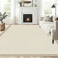 thumbnail image 4 of 1PC Chevron Patterned Area Rug Local Carpet, Lightweight Washable Easy-to-Clean Carpet Mat Festival Gift, Suitable for Living Room, Bedroom, Dining Room, Office, Foyer, Room Accessories, 4 of 8