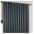 thumbnail image 6 of TiaGOC Faux Linen Room Darkening Curtains - 96 Inches Long Extra Wide Luxury Linen Curtains for Bedroom & Living Room (1 Panel), 100W X 96L, Reverie Blue, 6 of 9
