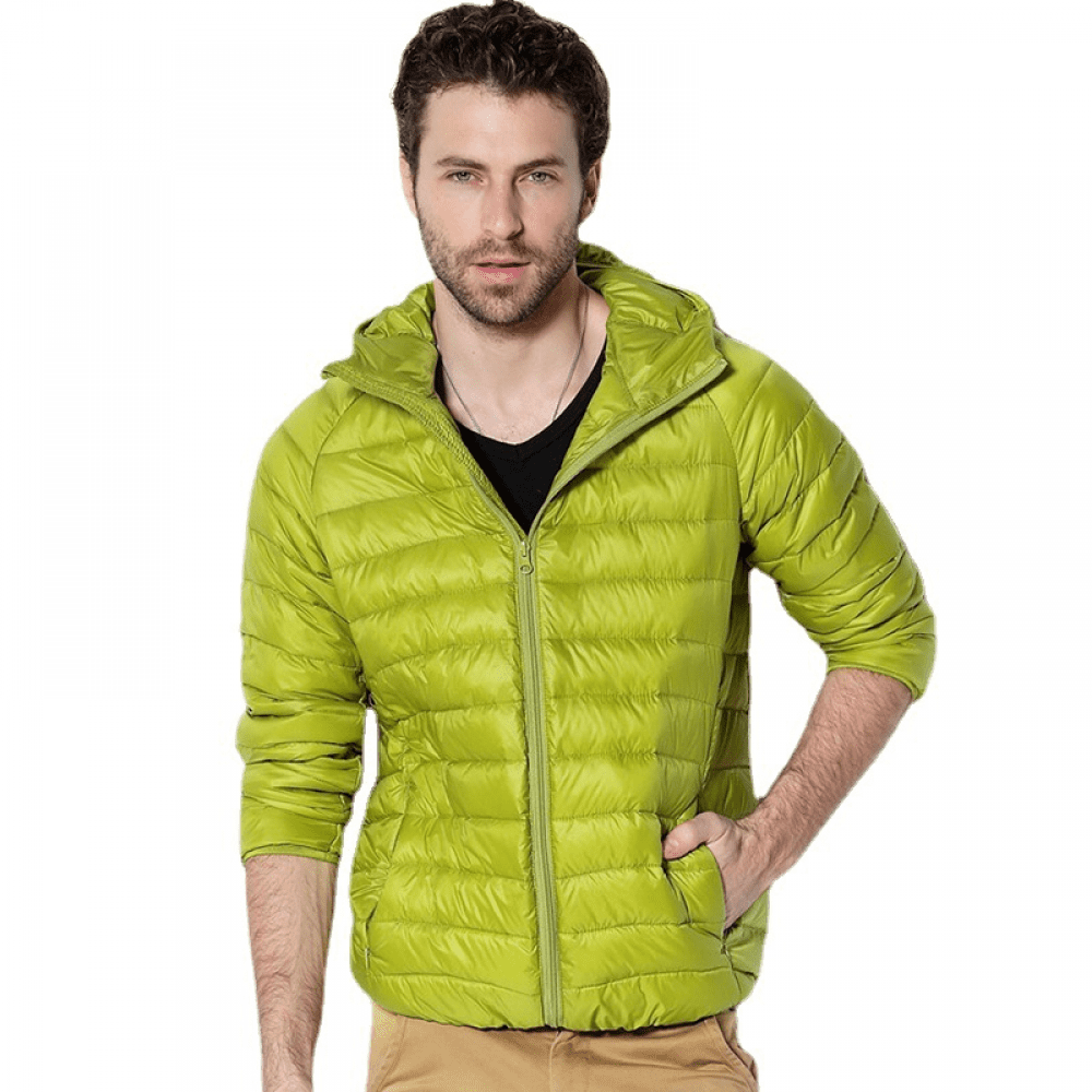 RDHOPE-Men Thermal Plus Size Waterproof Puffer Jacket with Hood 