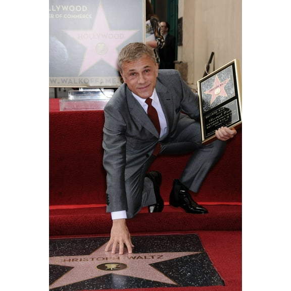 Christoph Waltz At The Induction Ceremony For Star On The Hollywood Walk Of Fame For Christoph Waltz Hollywood