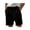 150#Black, variant on Mens Corduroy Shorts Casual Summer Beach Shorts for Men with Pockets Navy 3XL