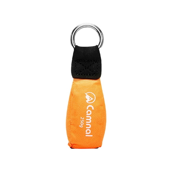 Tureclos Throwing Bag Multifunctional Sporting Supplies Simple Durable Outside Sports Parts Professional Rope Handbags for Climbing Rocks 250g Orange