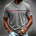 thumbnail image 2 of WEIWEN Patriotic Tshirts Shirts for Men 250th Anniversary USA Shirt 4th of July America 250 Years T Shirts for Man Summer Outfits Mens Independence Day Tee Grey, XXL, 2 of 4
