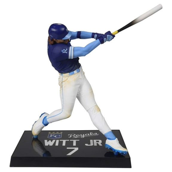 McFarlane MLB Sports Picks Baseball Bobby Witt Jr. Posed Figure (Dark Blue Jersey, Chase Version)