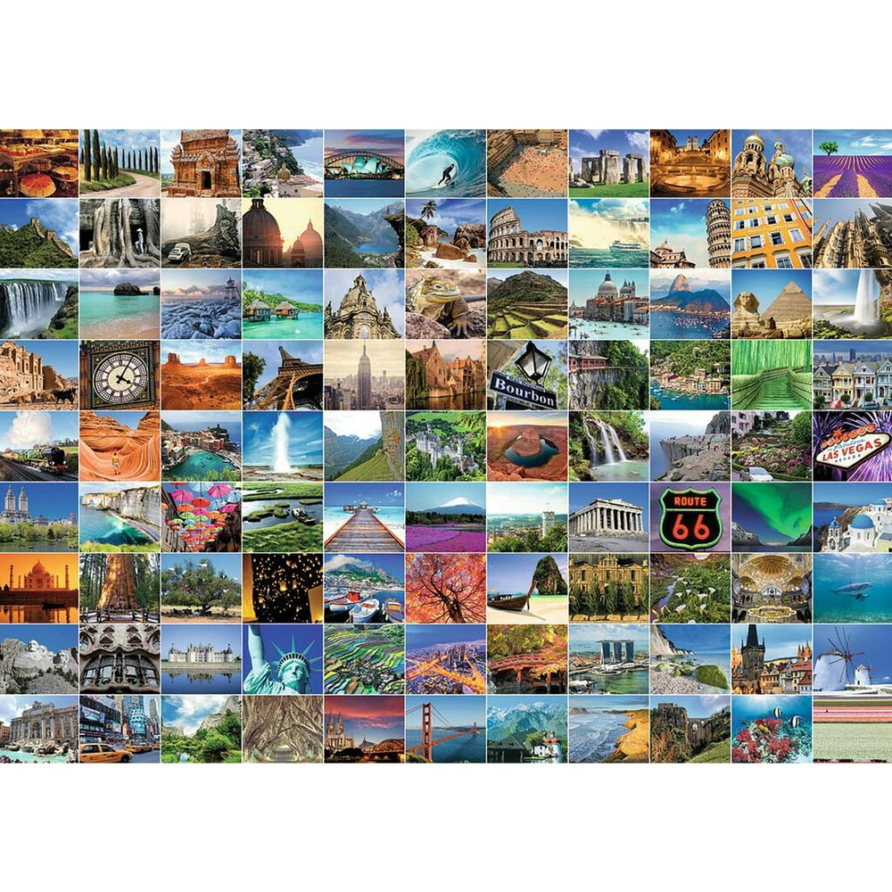 Ravensburger 99 Beautiful Places 1000 Piece Jigsaw Puzzle