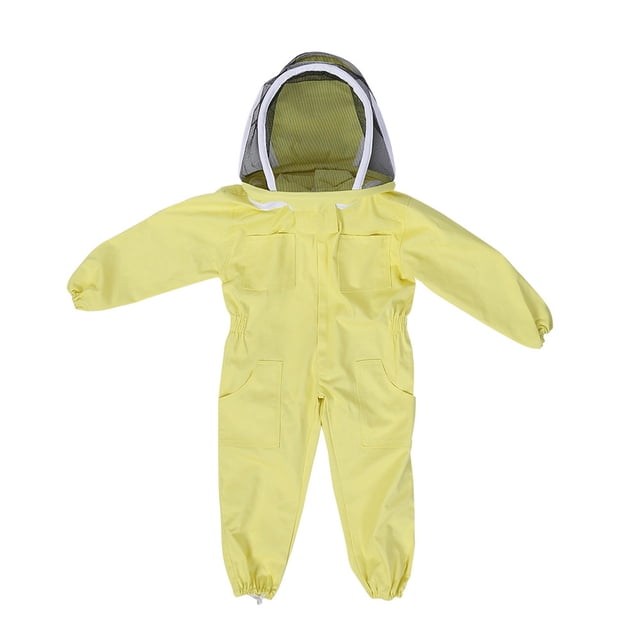 Traje de protección infantil para apicultura profesional, equipo de protección para visitantes de granjas de abejas (M)