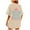 Khaki, variant on Womens Oversized Graphic T-Shirt Summer Beach Print Short Sleeve Crew Neck Top Loose Fit Soft Breathable Cotton Blend Tee Fashion Streetwear
