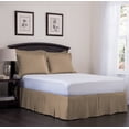 thumbnail image 2 of Ashton Detachable Bedskirt (Twin Size, Wheat, 14" Drop) - Easy on/Easy Off Pleated Bed Skirt, 2 of 2