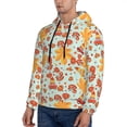 thumbnail image 2 of Hoodies for Men - Hearts And Autumn Leaves Long Sleeve Comfrt Men'S Fashion Hoodies & Sweatshirts, Sweatshirts for Men Hoodies Pullover Clothing Clothes with Pouch, 2 of 7