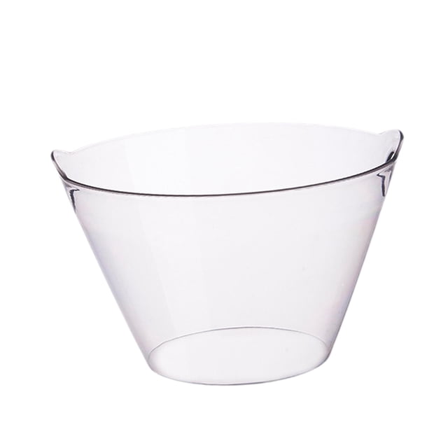 Cubo de hielo, cubo de vino, recipiente para ensalada, recipiente para refrigerios, recipiente reutilizable para bebidas S