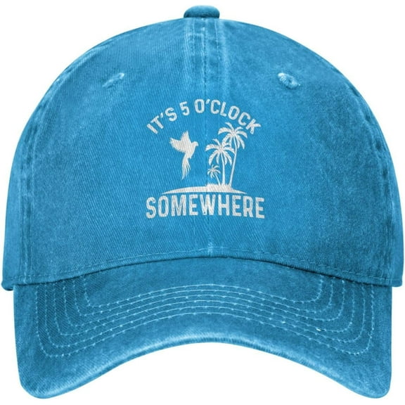 Philysonic 5 Oclock Somewhere Hat It is 5 Oclock Somewhere Hat Women Baseball Hat Cool Hats