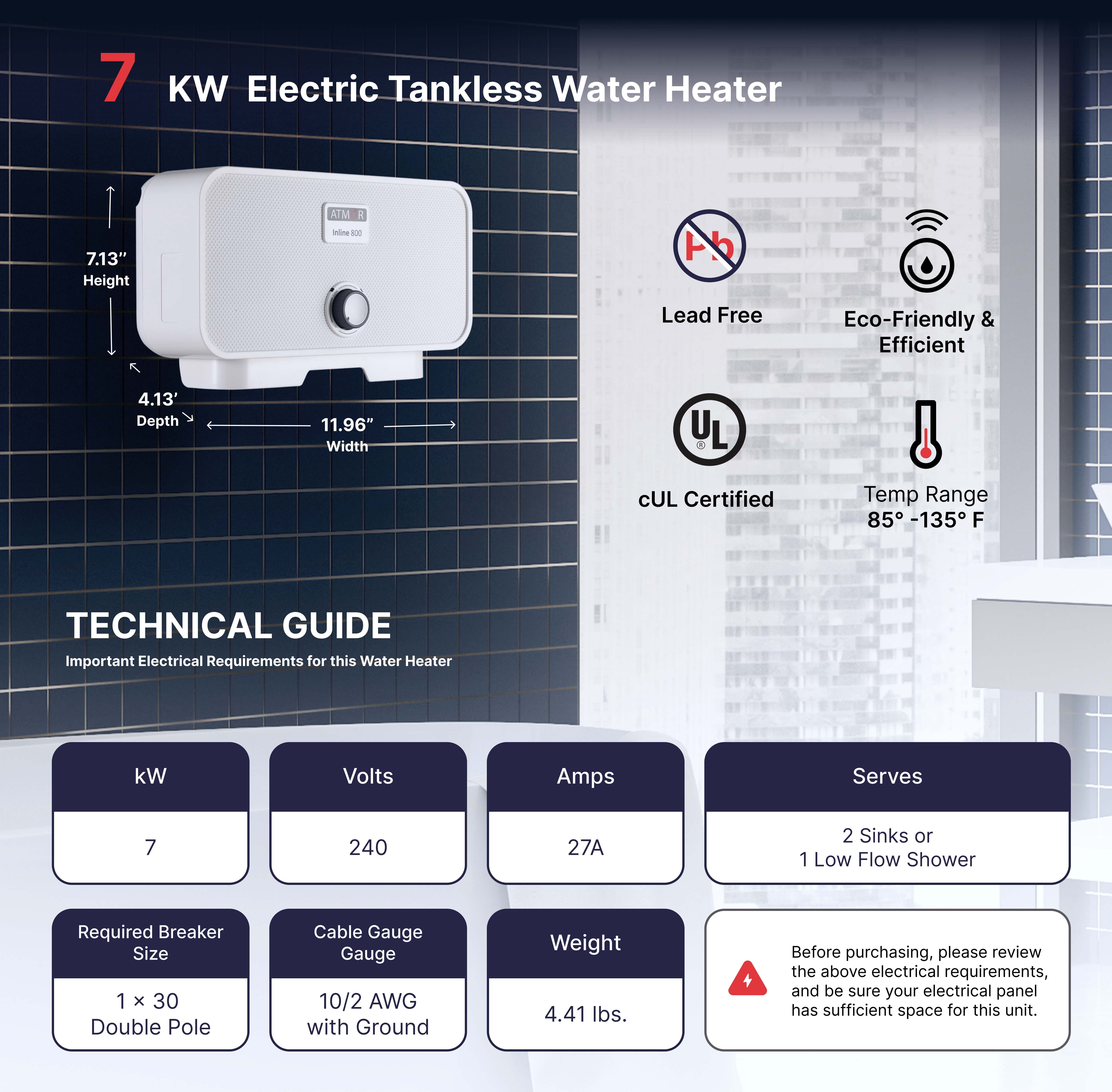 Size Tankless Tankless Water Heater 1500 Square Foot House
