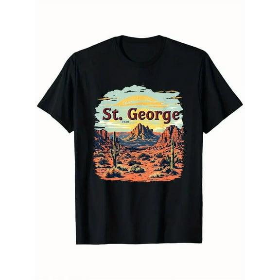 George Utah Cityscape Scenic Travel Adventure Quote Unisex T-Shirt