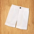 thumbnail image 2 of KVPLBQFD Basketball Shorts Boys Shorts Size 10-12 Black Dress Shorts Baby Newborn Clothes Boys Clothes Size 14-16 Youth 3t Boy Clothes Soccer Clothes, White 8-9 Years, 2 of 3