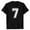 Black, variant on BUWTTER Mens T Shirts Digital 7 Print Short Sleeve Crew Neck Summer Loose Fit Casual Breathable Shirts for Men Black L